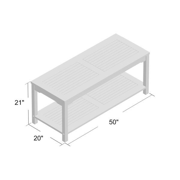 Joss & Main Tim Wooden Coffee Table & Reviews Wayfair